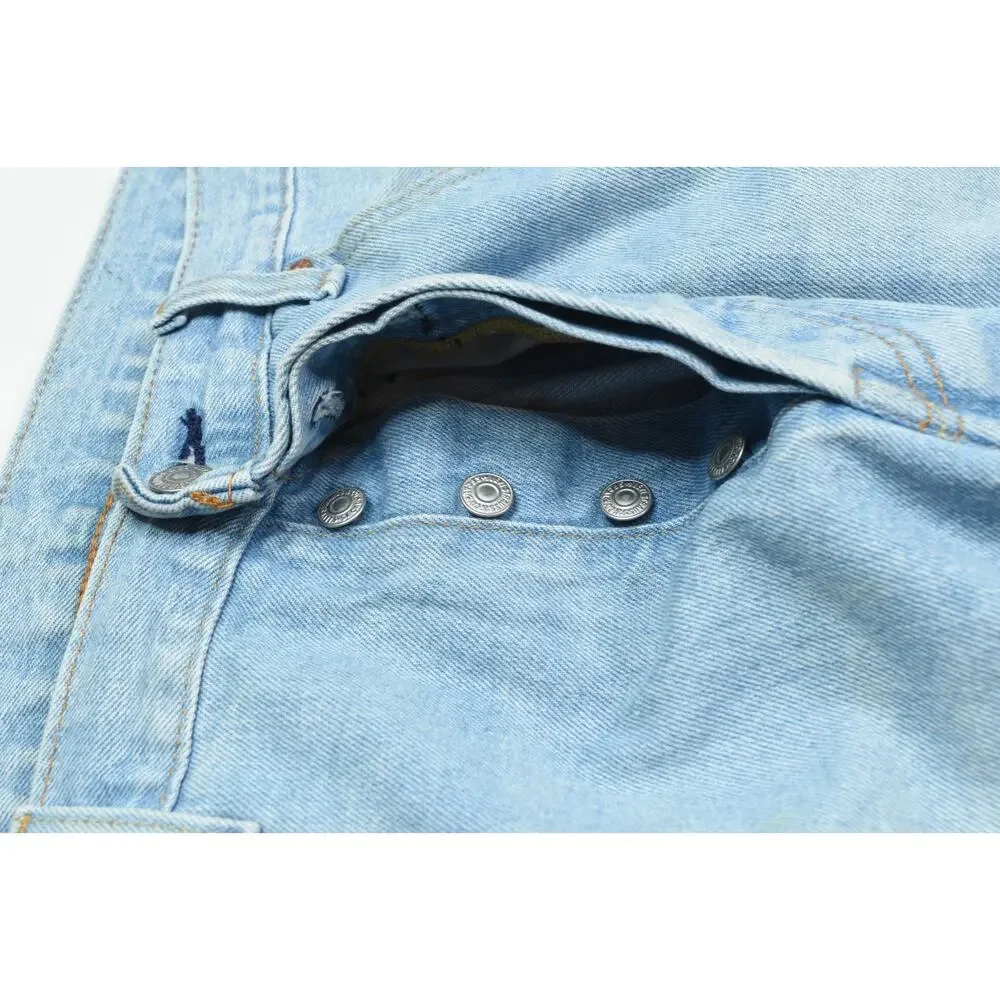 Levis Premium 501 '93 Jeans Mens 34x34 Blue Straight Original Fit Button-Fly